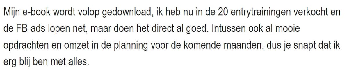 MeeVa review - e-book gedownload en 20 trainingen verkocht