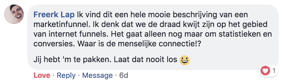 MeeVa review Freerk Lap - menselijke connectie in marketingfunnels