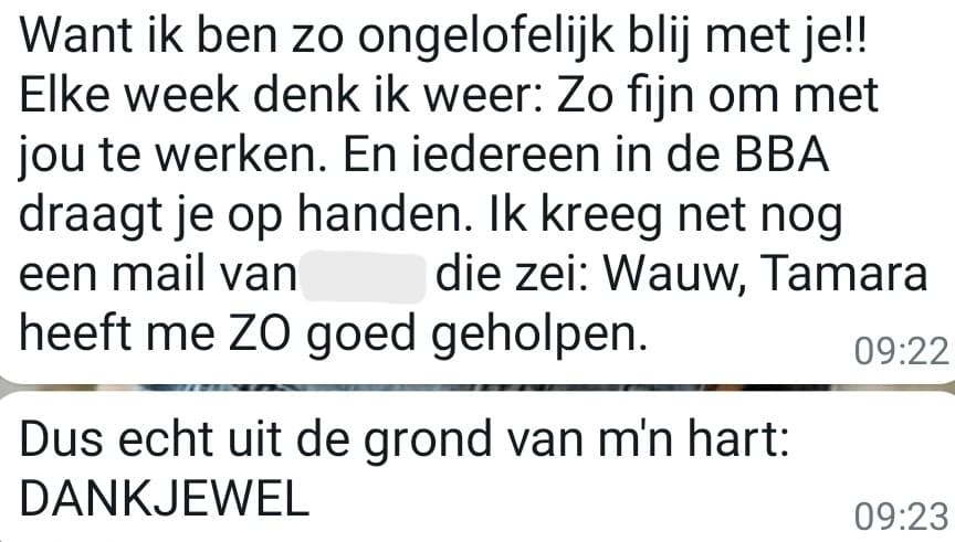 MeeVa review Tineke - ongelofelijk blij, dankjewel uit het hart